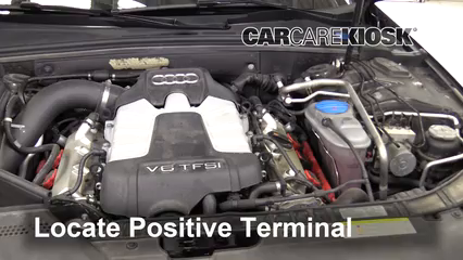 2011 Audi S4 3.0L V6 Supercharged Battery Jumpstart